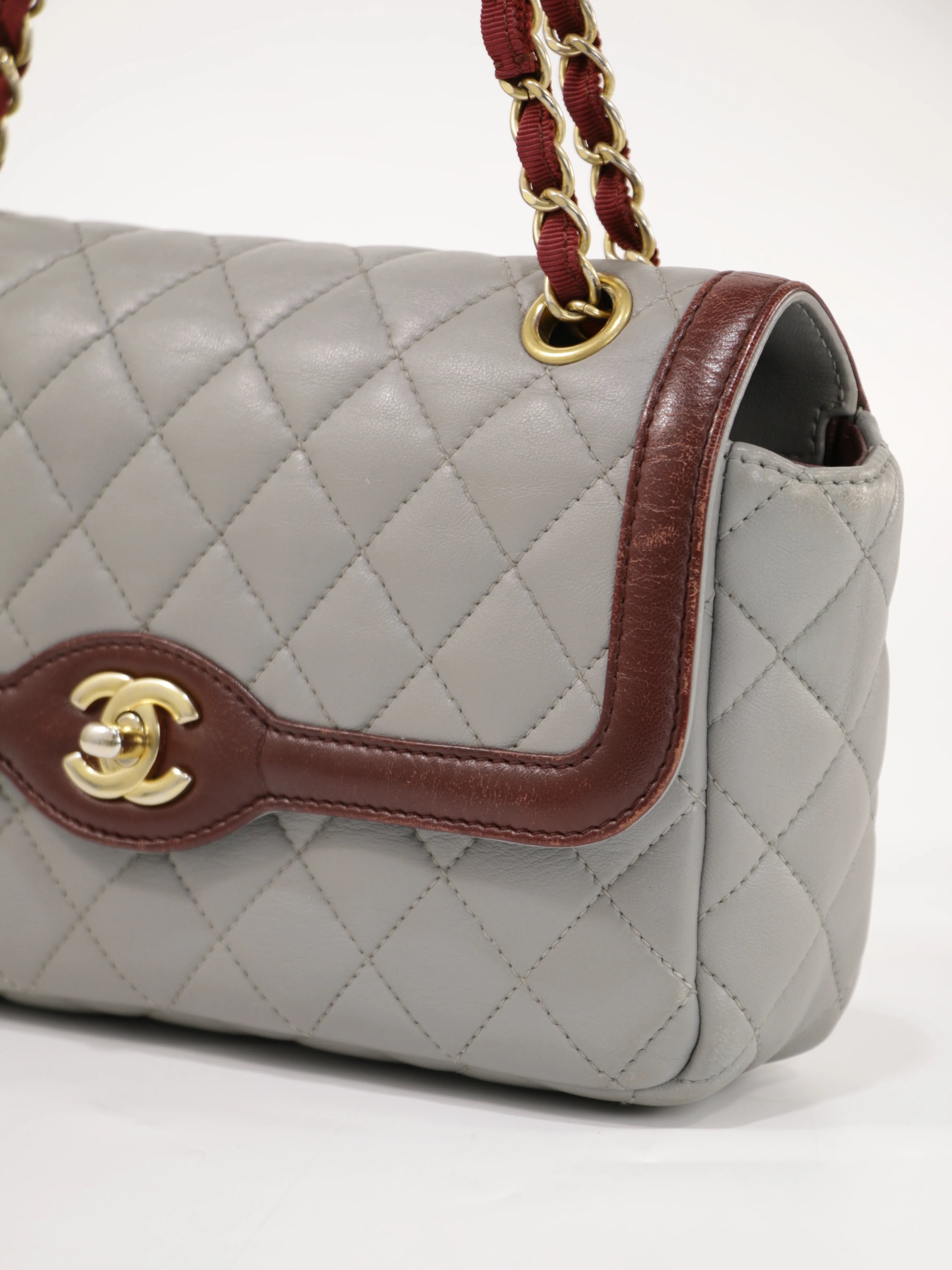 Two Tone Flap Bag - Image 9